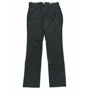 NWT GAP Athletic Khakis 32x32 Black Stretch #228577